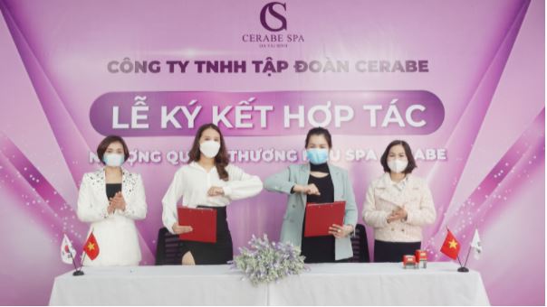 Ký kết nhượng quyền thương hiệu Cerabe Spa với CEO Nguyễn Thị Tuyết