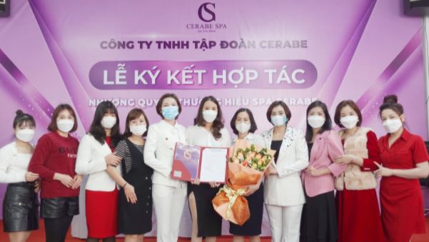 Lễ ký kết nhượng quyền thương hiệu Spa Cerabe diễn ra thành công tốt đẹp