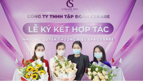 Một số hình ảnh tại lễ ký kết nhượng quyền Spa Cerabe