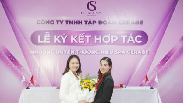 Một số hình ảnh tại lễ ký kết nhượng quyền Spa Cerabe