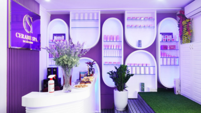 Không gian Cerabe Spa mang phong cách hiện đại, đẳng cấp