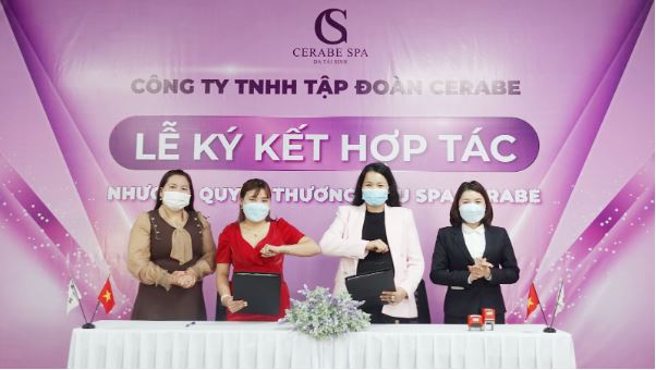 Ký kết hợp tác nhượng quyền thương hiệu Spa Cerabe
