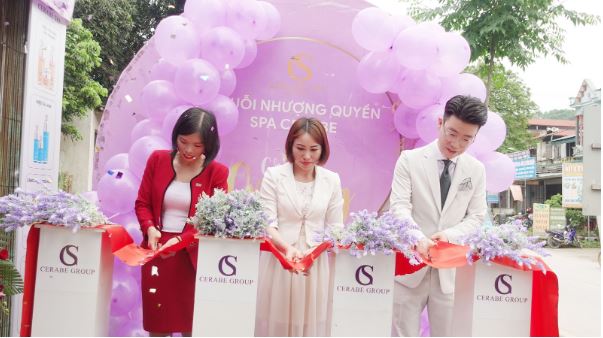 Cắt băng khai trương Cerabe Spa cơ sở 28 tại Tuyên Quang