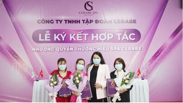 Lễ ký kết chuỗi nhượng quyền Spa Cerabe