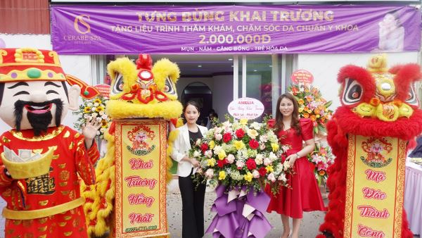 Lễ khai trương diễn ra thành công tốt đẹp