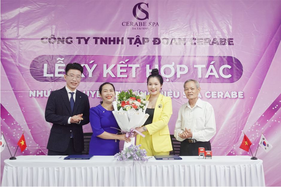 Cerabe Spa ký kết nhượng quyền thương hiệu Spa só 1 Việt Nam