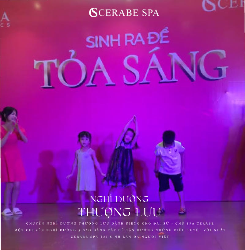 Vũ điệu sôi động của các con cũng khấu động chương trình gala dinner "SINH RA ĐỂ TỎA SÁNG""