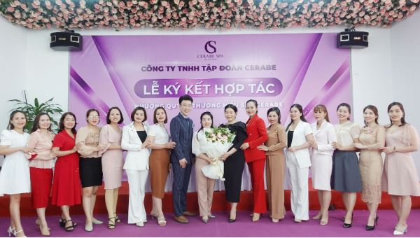 Lễ ký kết chuỗi nhượng quyền thương hiệu Cerabe Spa diễn ra thành công tốt đẹp