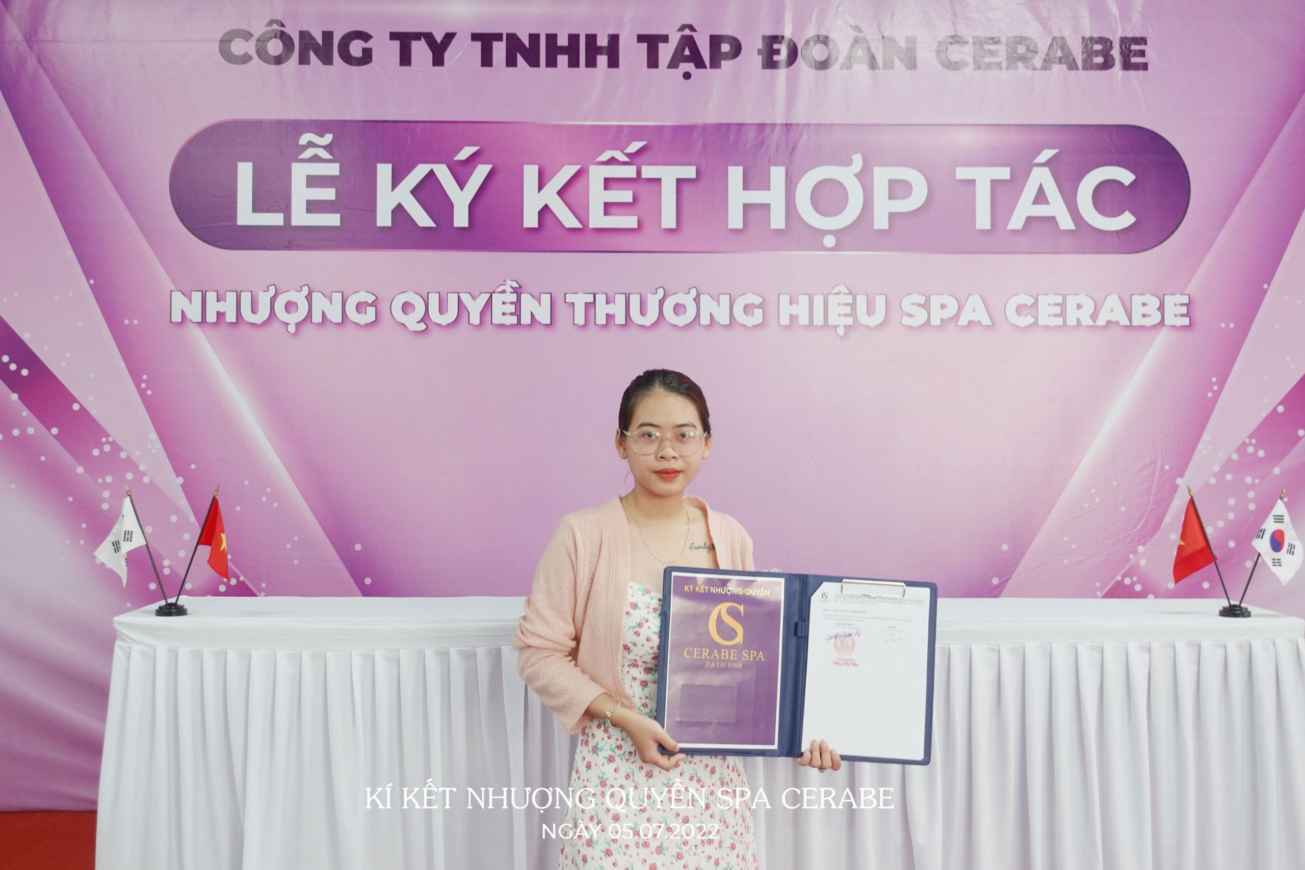 Chúc mừng tân chủ Spa Cerabe Lê Thị Thu