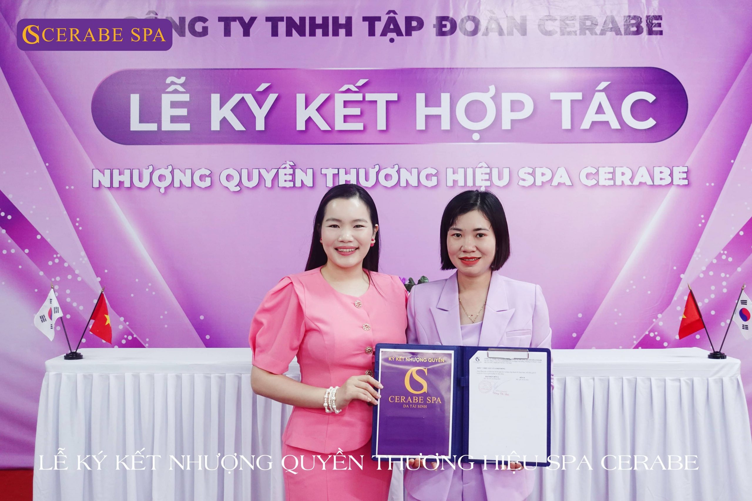 Chúc mừng chuyên gia Nguyễn Thị Ly chính thức trở thành tân giám đốc - Chủ 1 cơ sở Spa Cerabe