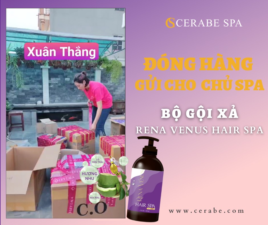 Giám đốc Phạm Xuân Spa Cerabe cơ sở 120 tại Hoàng Mai, Hà Nội đặt 50 cặp gội xả
