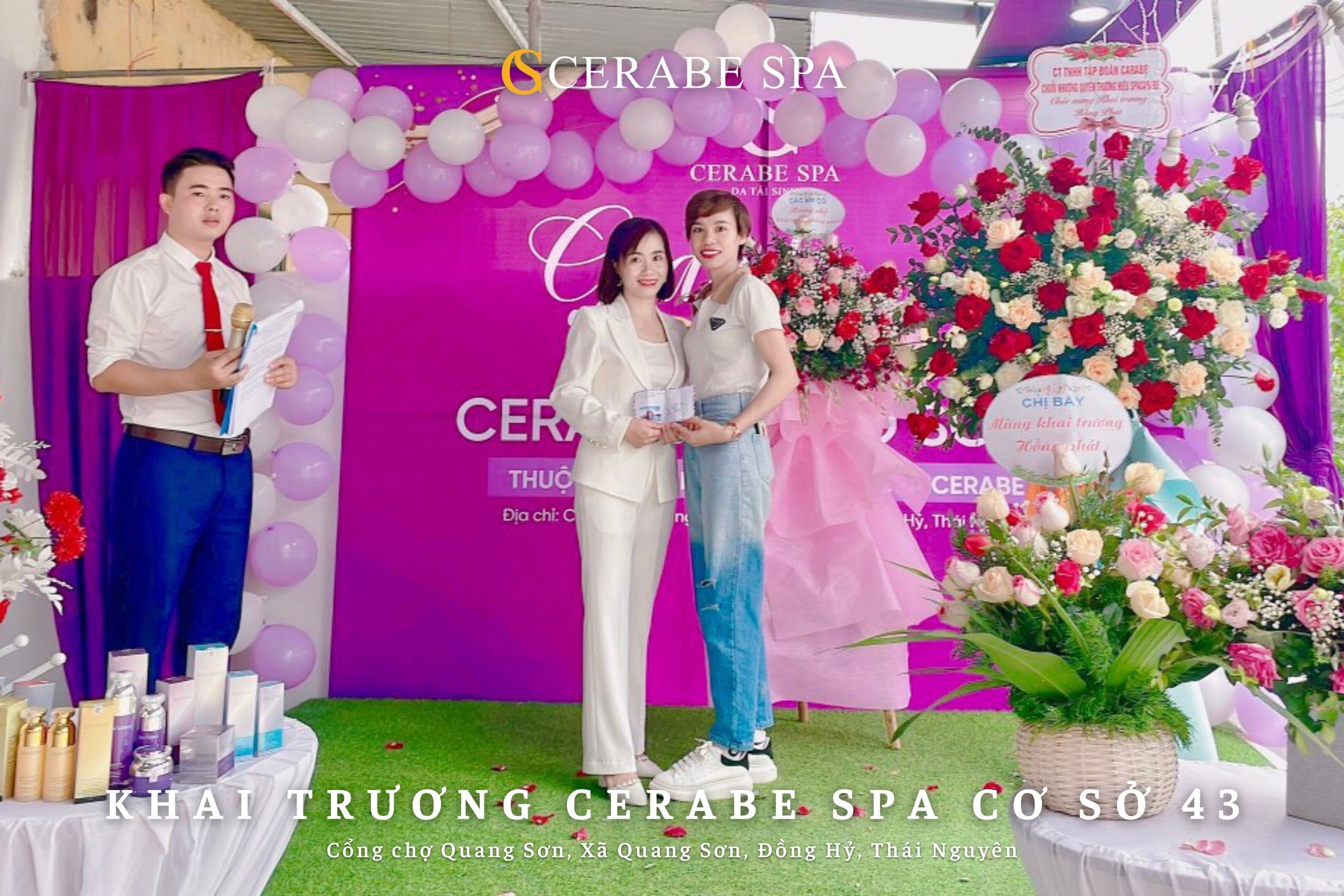 Rất nhiều khách mời đến tham dự và gửi lời chúc đến tân giám đốc Spa Thanh Quỳnh