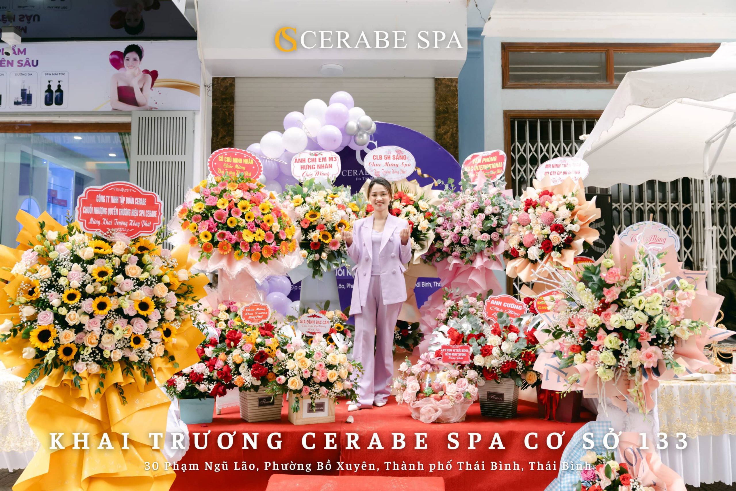 Khai trương Spa Cerabe cơ sở 133 tại Thái Bình