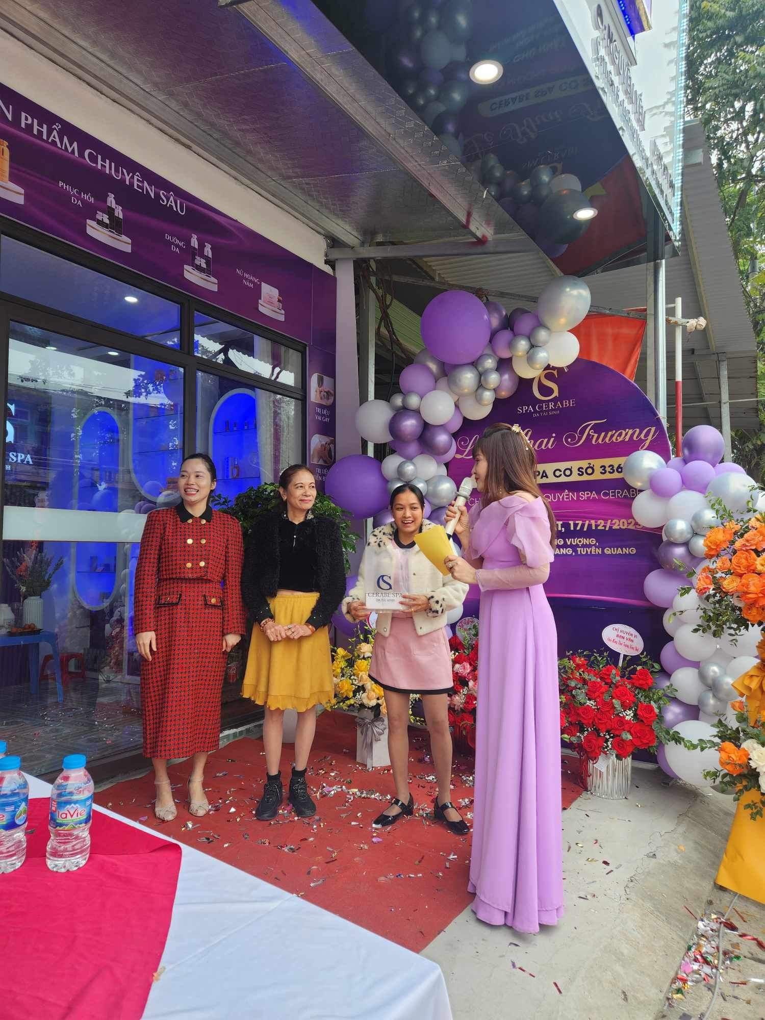 Những ưu đãi đặc biệt và những phần quà ý nghĩa dành cho khách hàng tại Lễ khai trương Cerabe Spa 336