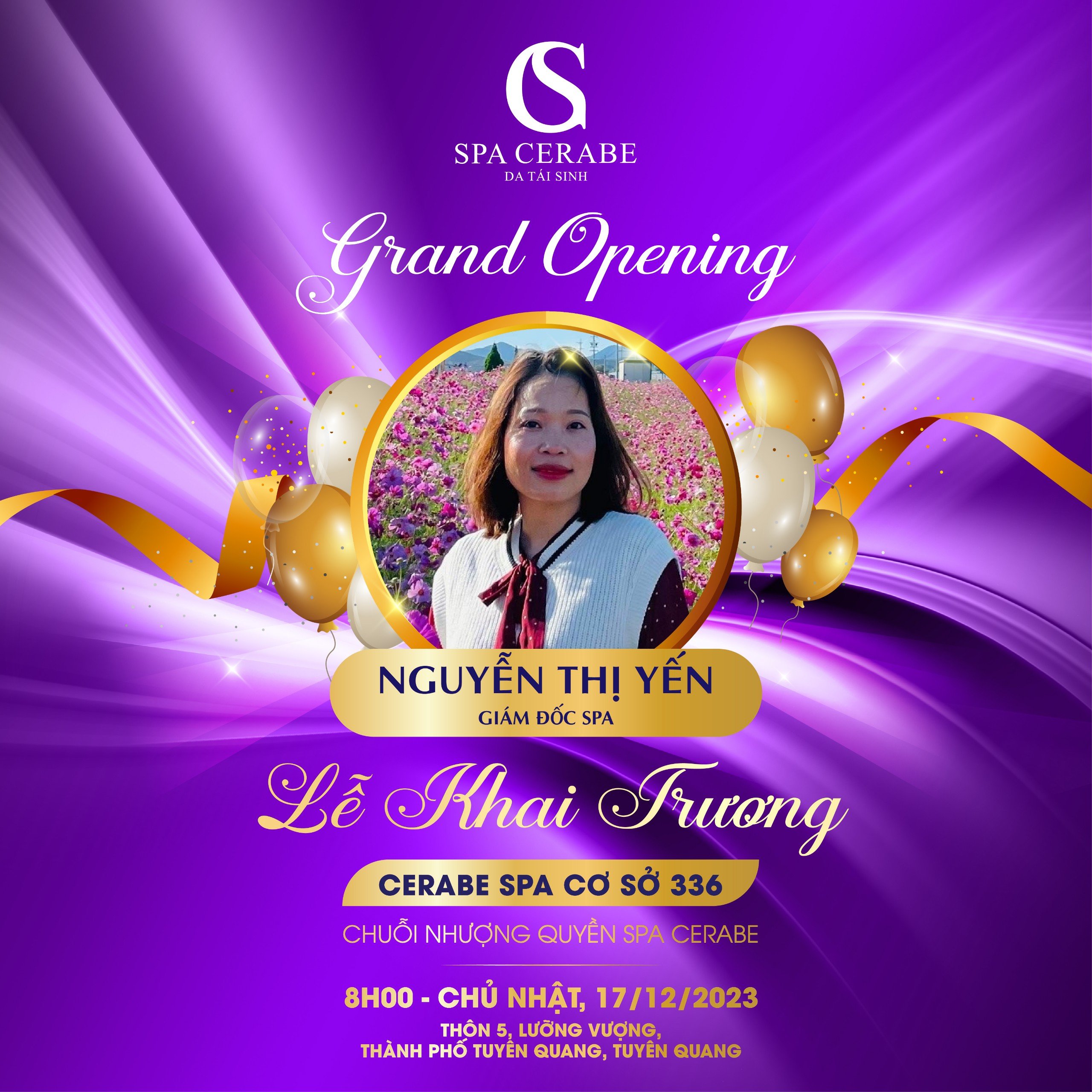 khai trương cerabe spa 336 Tuyên Quang