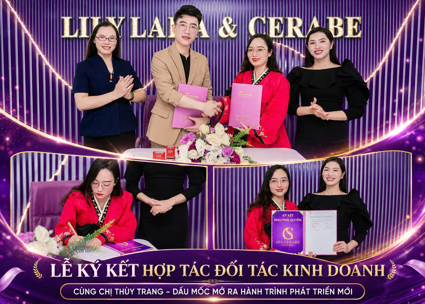 LỄ KÝ KẾT HỢP TÁC ĐỐI TÁC KINH DOANH CÙNG CHỊ THÙY TRANG – DẤU MỐC MỞ RA HÀNH TRÌNH PHÁT TRIỂN MỚI